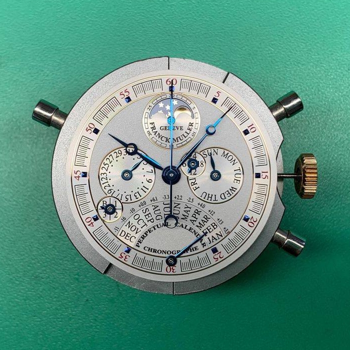 Franck Muller Round Perpetual Calendar Chronograph на сервисном обслуживании