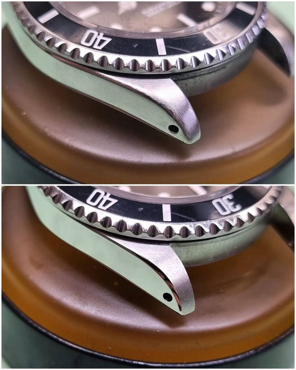 Реставрация корпуса Rolex Submariner