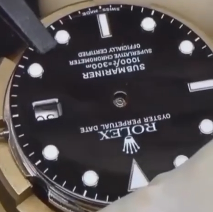 Снятие циферблата Rolex Submariner 